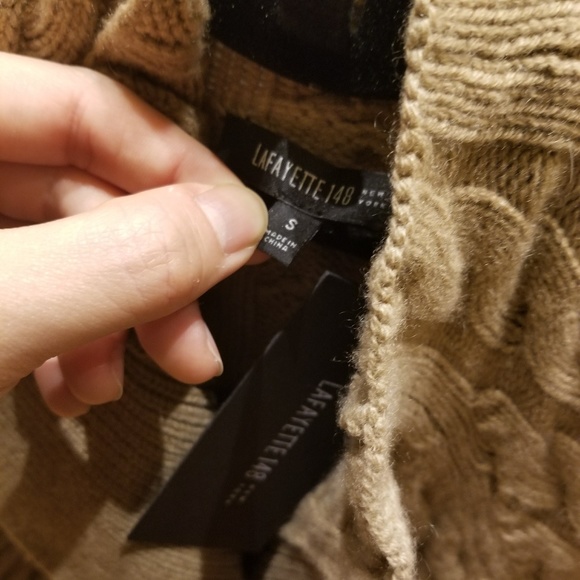 Lafayette 148 Cashmere Belted Sweater - Picture 6 of 8